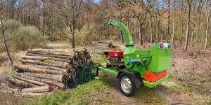 diesel wood chipper