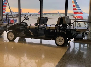 airport electric golf cart