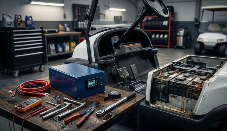 Electric Golf Cart Lithium Battery Conversion
