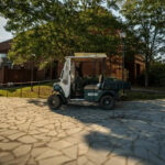 Golf Cart on Campus