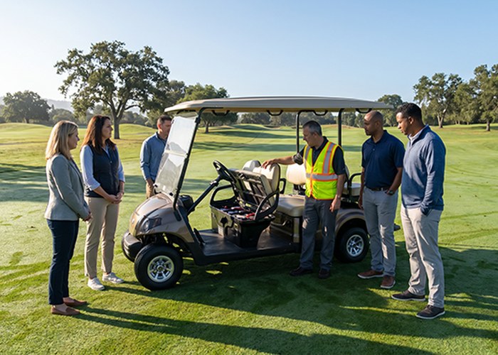 electric golf cart fleet management featured image